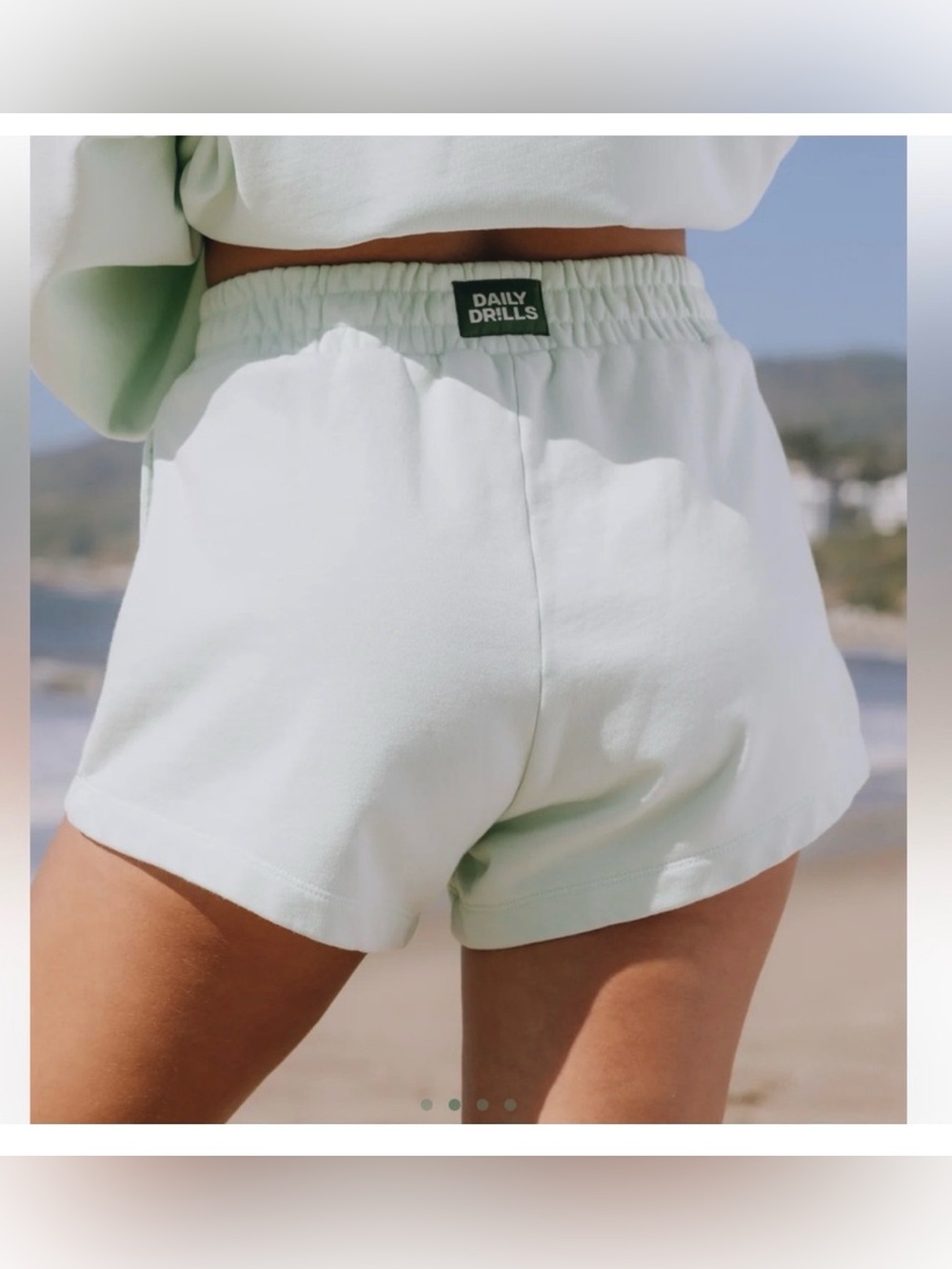 Daily Drills Fleece Super Shorts in Surf XS/S